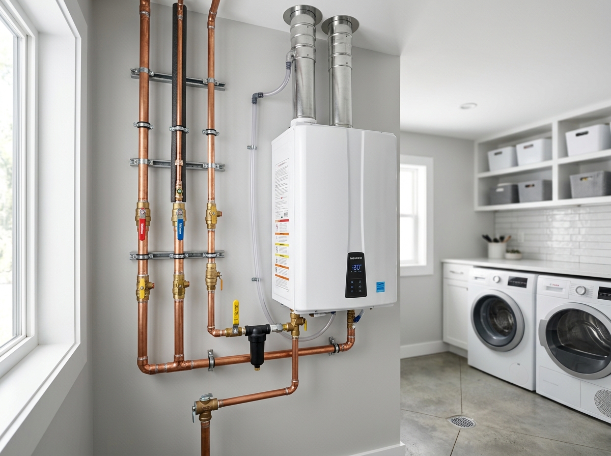 Wall Mounted Tankless Water Heater